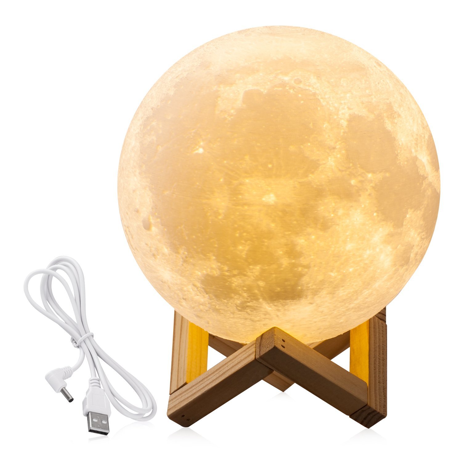 Фото 7 Настольный светильник Magic 3D Moon Light Touch Control 15 см UFT Moonlamp
