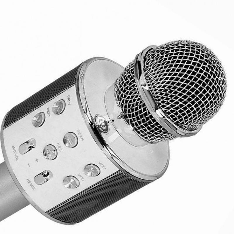 Фото 1 Bluetooth микрофон для караоке I-TRANDY MUSIC STAR MK2L Silver