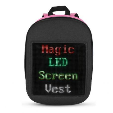 Фото 4 Рюкзак со светодиодным экраном 15.6' UFT LED Bag Pink