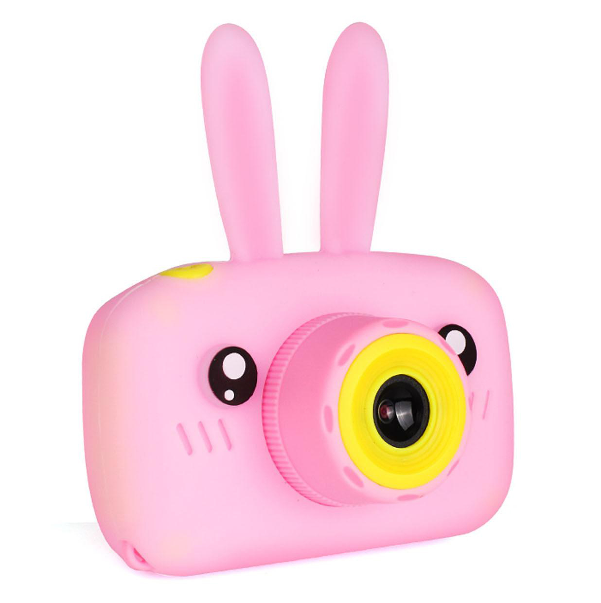 Фото 4 Детская Фото-видеокамера с ушками 1200P, дисплей 2.0″ HD UFT F4 Pink