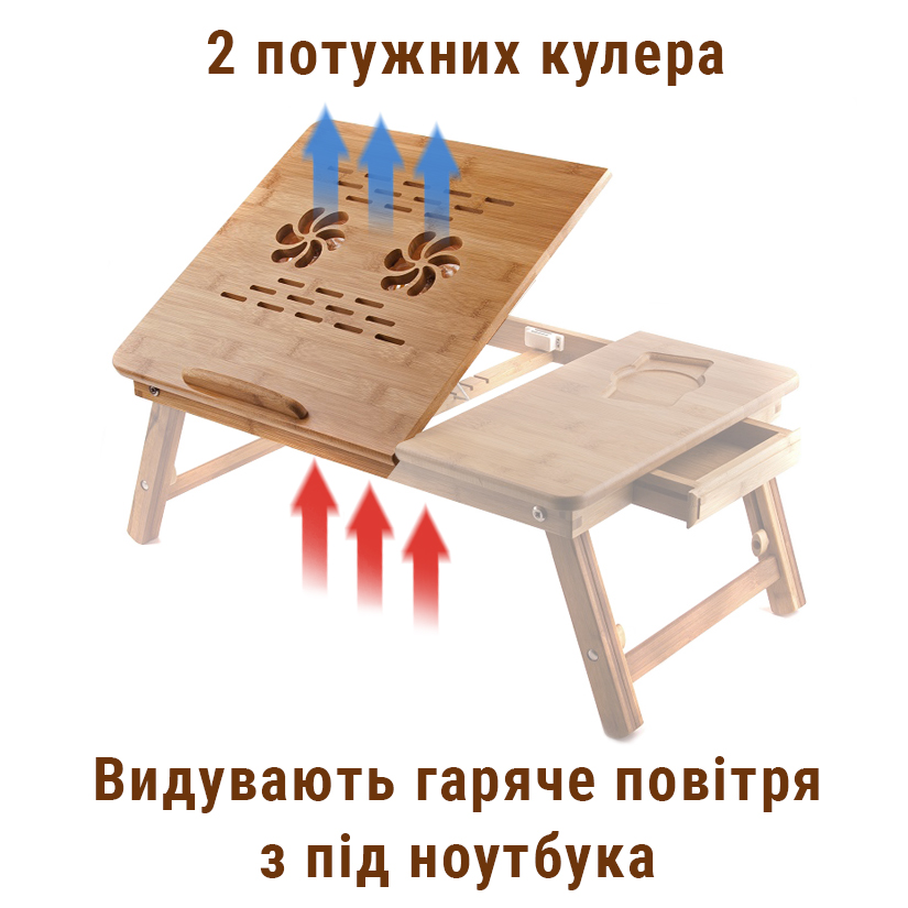 Фото 5 Бамбуковый столик для ноутбука UFT T26