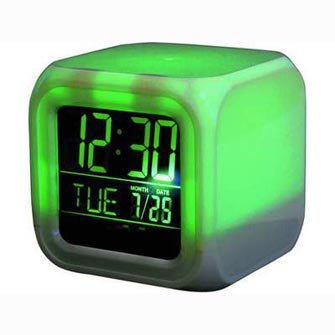 Фото 3 Часы с термометром меняющие цвет UFT Clock Kub