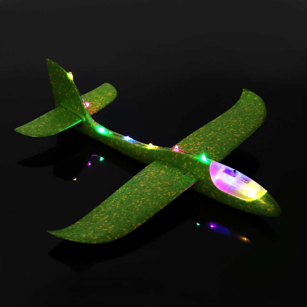Фото 1 Метательный самолет планер светящийся по всей длине UFT Touch Sky Plane Original Green G3 48 см