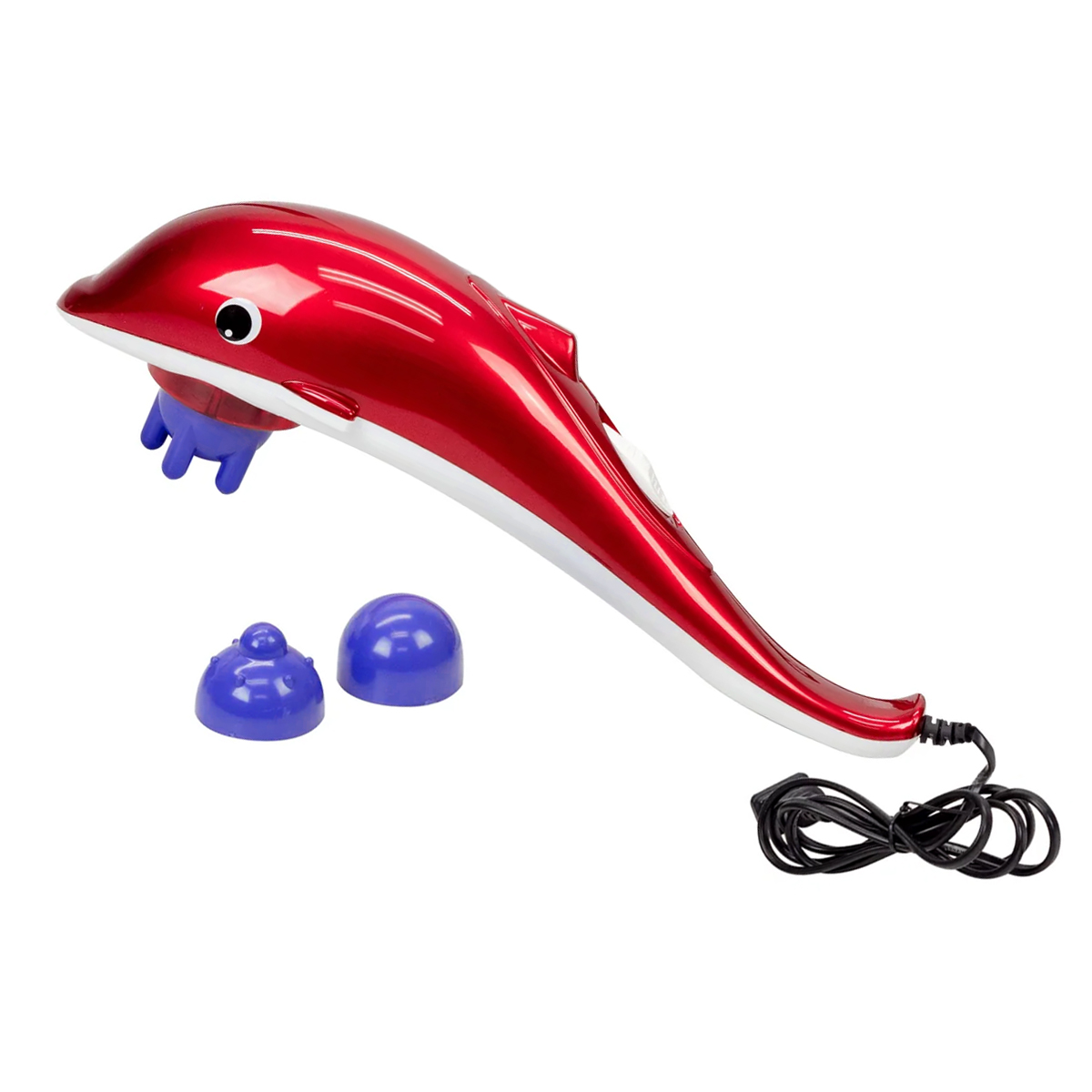 Инфракрасный ручной вибромассажер для всего тела Дельфин UFT Dolphin MS1 Red