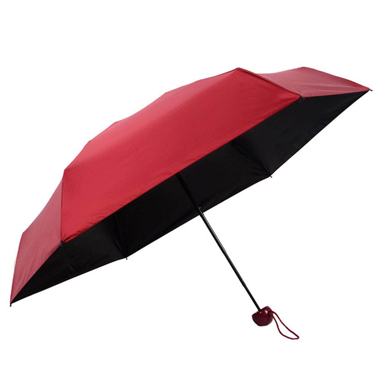 Фото 1 Карманный зонт в футляре капсула UFT Umbrella U1 Red