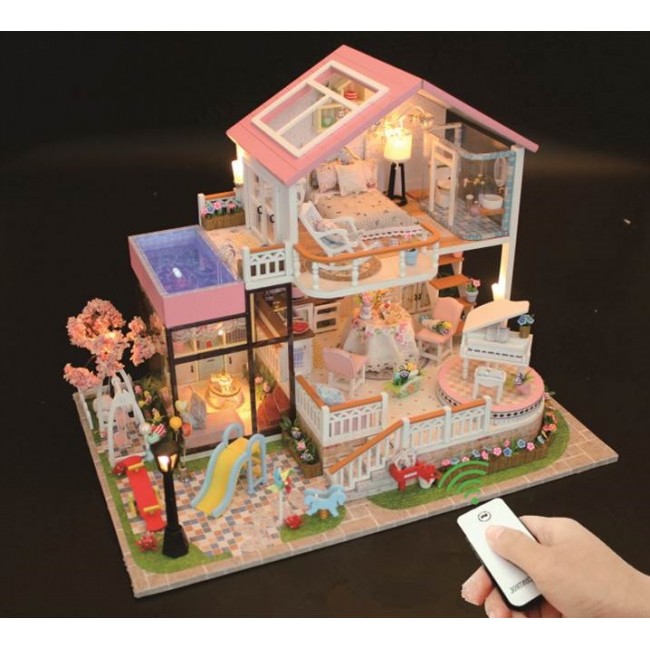 Фото 4 3D Интерьерный конструктор Midsize DIY Doll House MASSLINNA Sweet words