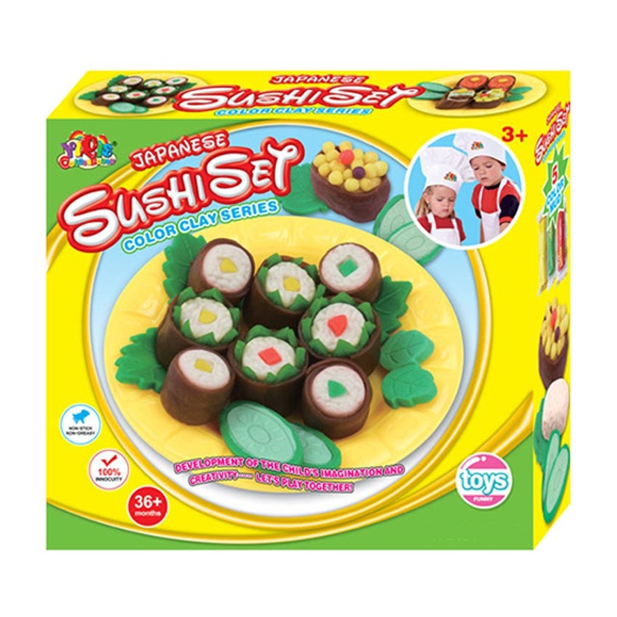 Фото 1 Набор пластилина для лепки ALENTO Playdough Sushi Set