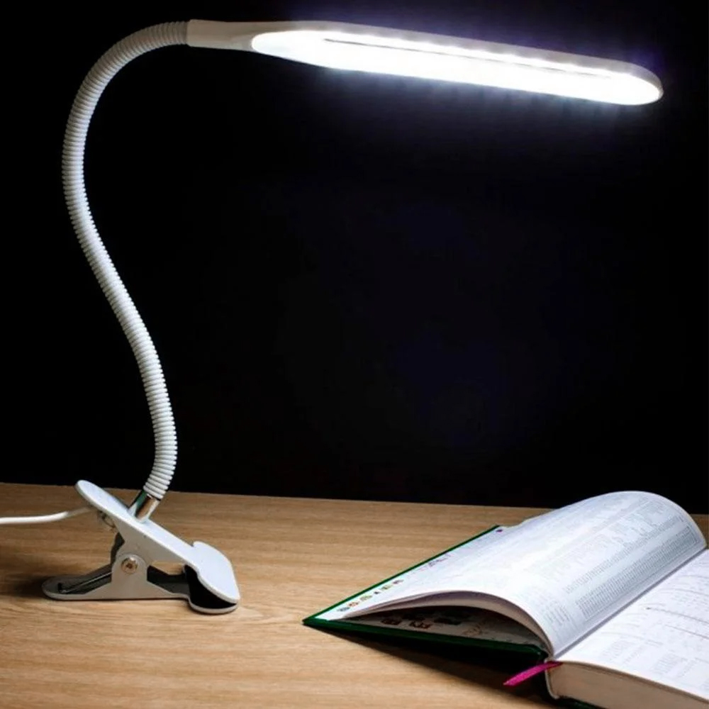 Фото 6 Настольная LED лампа с гибкой ножкой и прищепкой UFT Lamp 1 White