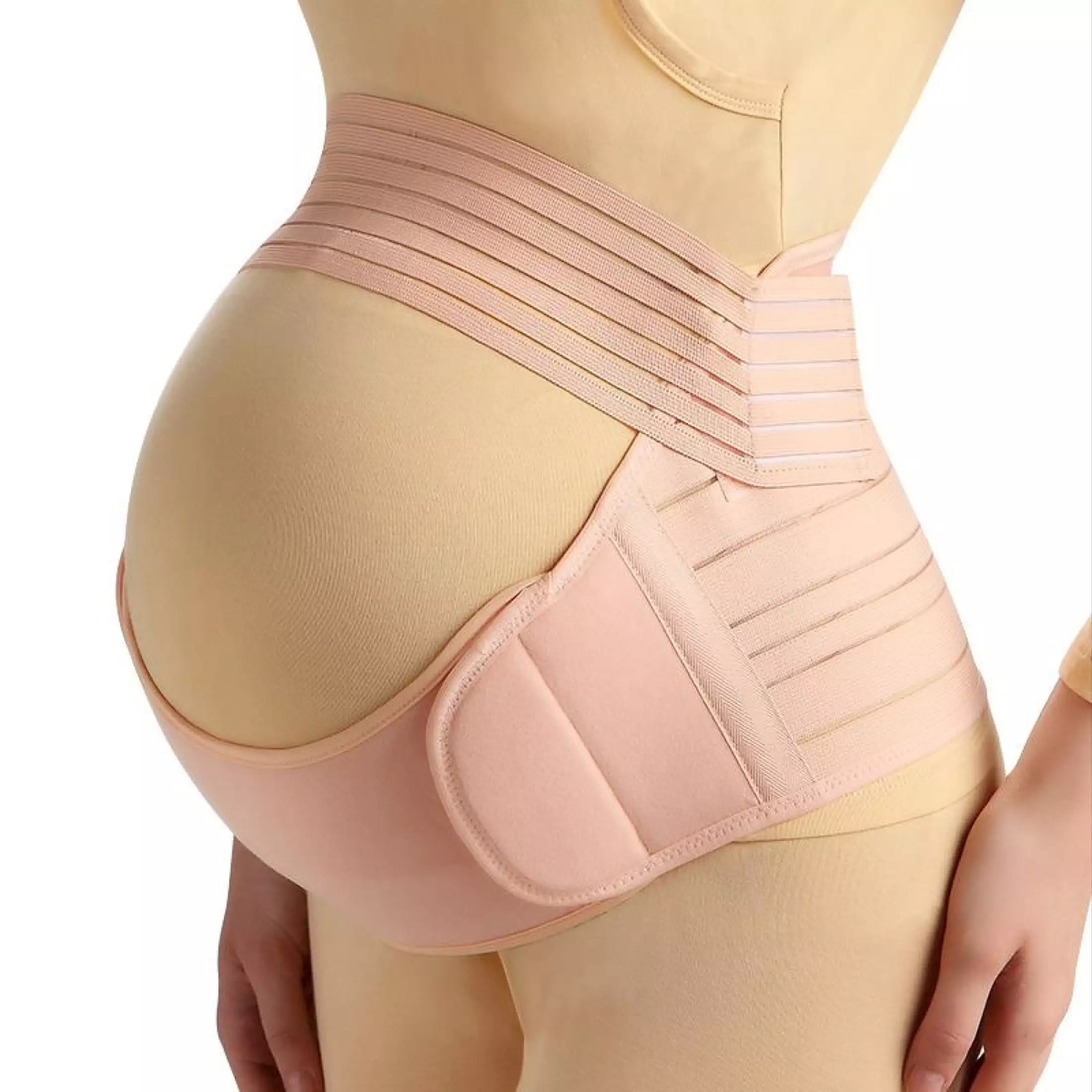 Бандаж для беременных, эластичный пояс на липучках UFT Bandage L