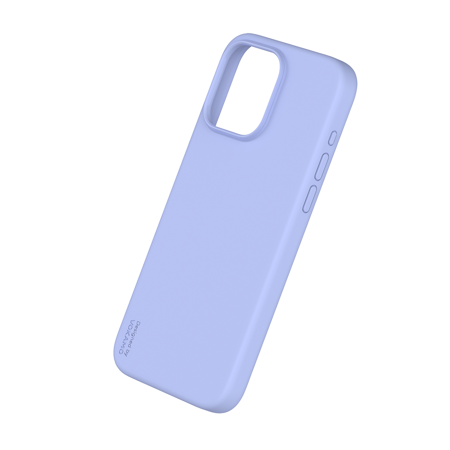 Фото 1 Жидкий силиконовый чехол для iPhone 15 Pro Max с магнитом MagSafe VOKAMO Purple